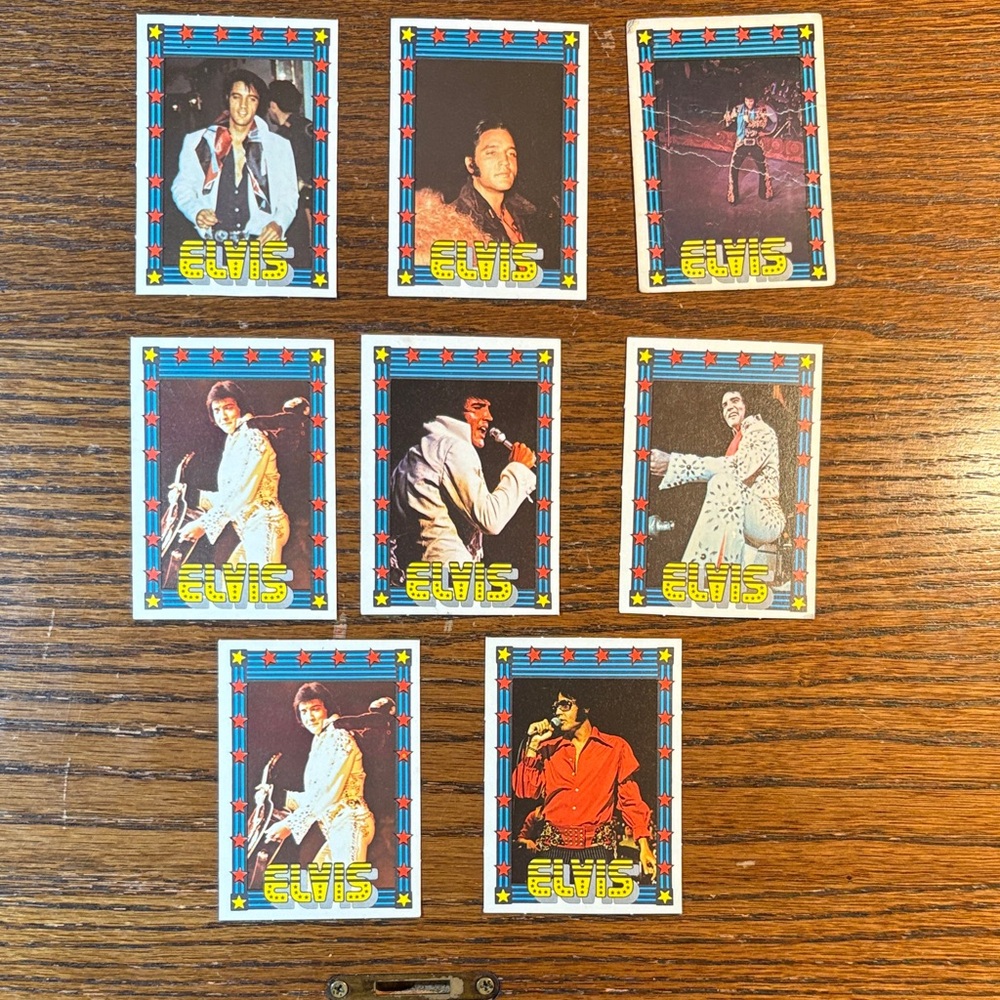 Vintage 1970s Elvis Presley Trading Cards Set
